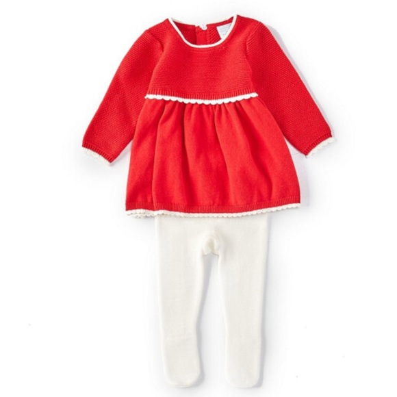 Edgehill Collection Sweater Knit Long Sleeve & Stocking Set. - Picture 1 of 10